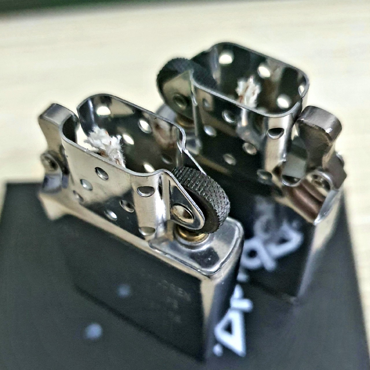 Phụ Kiện Ruột Zippo Màu Bạc - Ruột Bật Lửa Xăng Đá