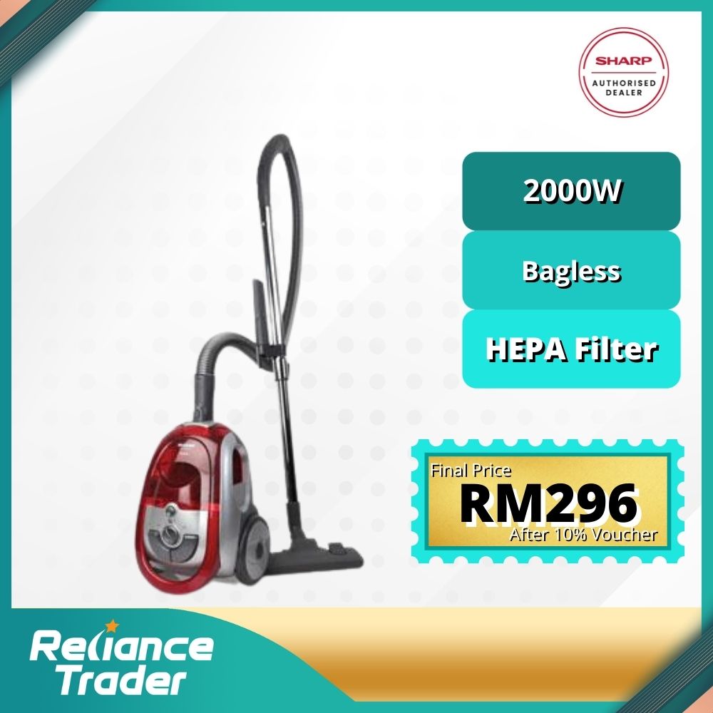 Sharp 2000W Bagless Vacuum Cleaner 