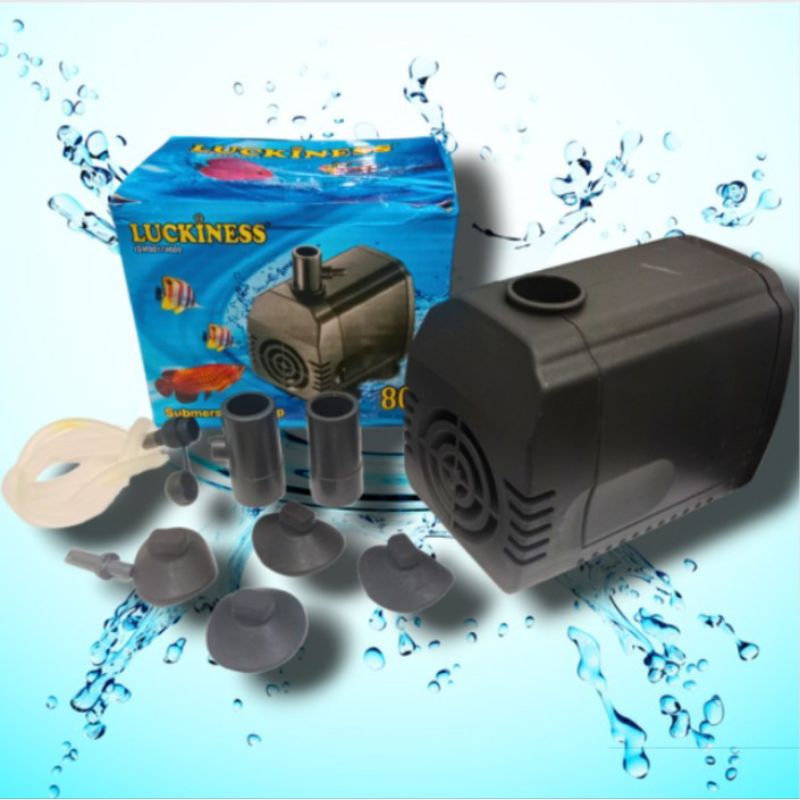 Pompa Aquarium Kolam Submersible Pump LUCKINESS 804
