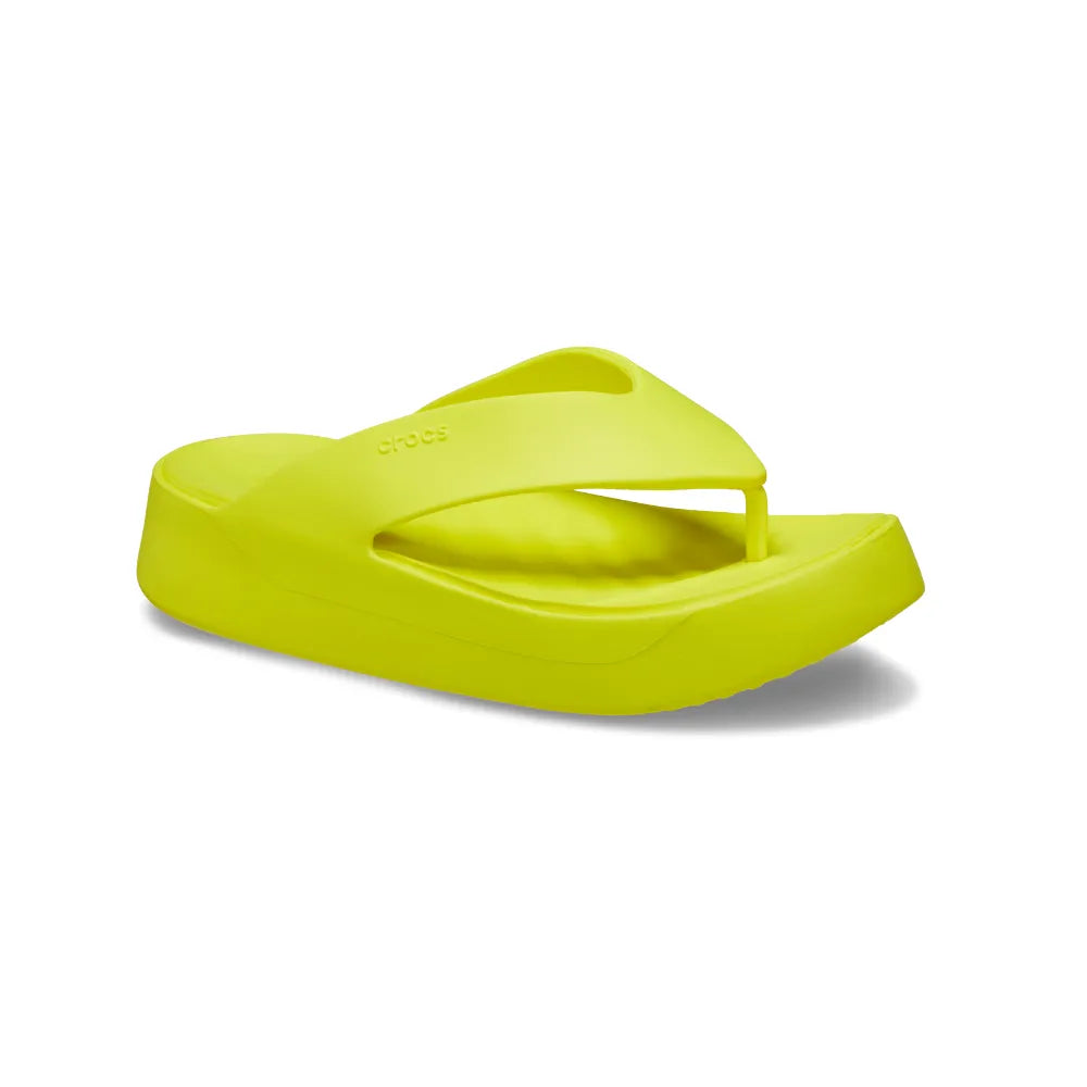 Dép Xỏ Ngón Nữ Crocs Getaway Platform - Acidity - 209410-76M