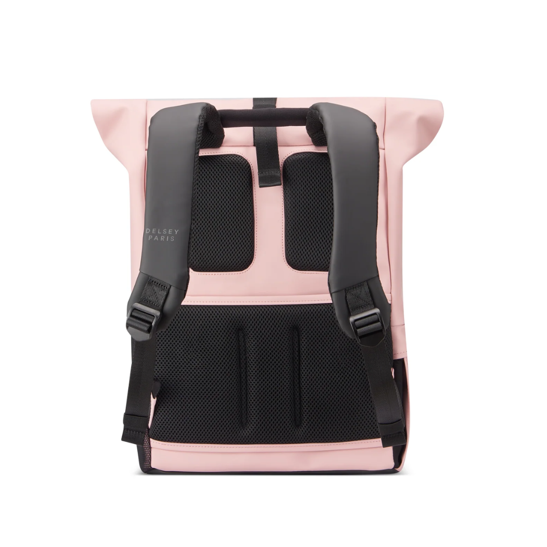 Delsey Paris Turenne Soft Backpack Rolltop Pink DELSEY PARIS Red Travel Accessories - Hong Kong Times Square main image 3