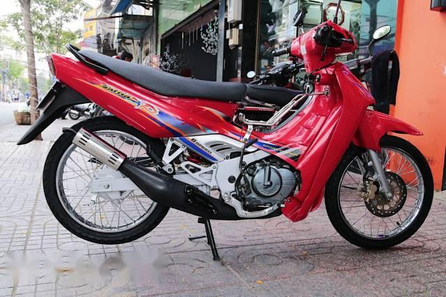 Tem Rời Suzuki Satria 2000 Dán Xe Đỏ