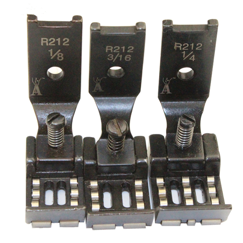 R212 Roller Presser Foot For Industrial Double Needle Sewing Machine SINGER 212W JUKI LH-515 1152 3128 BROTHER LT2-B842 B845