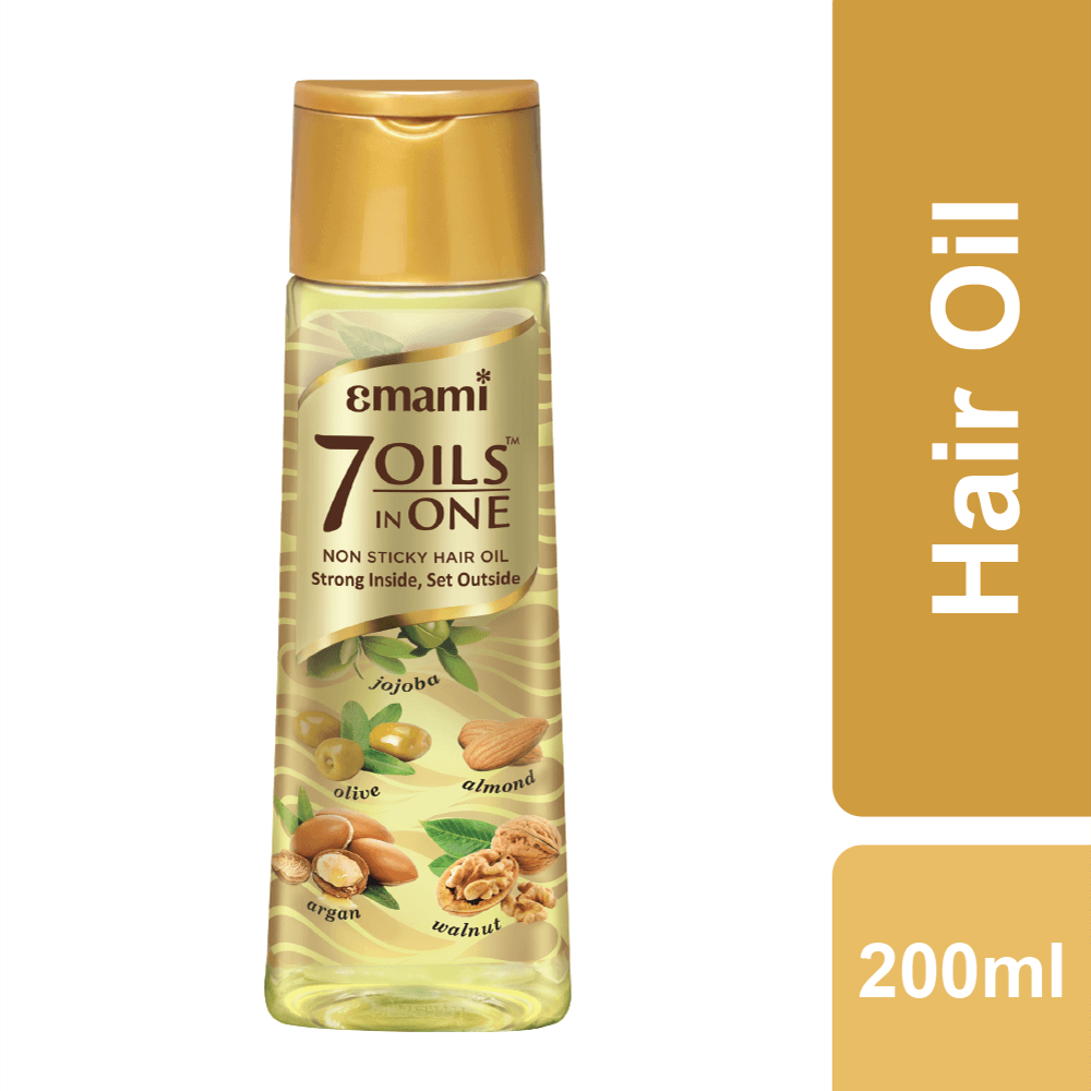Indian Product Emami 7 Oils In one Hair oil used For male /female -200 Ml