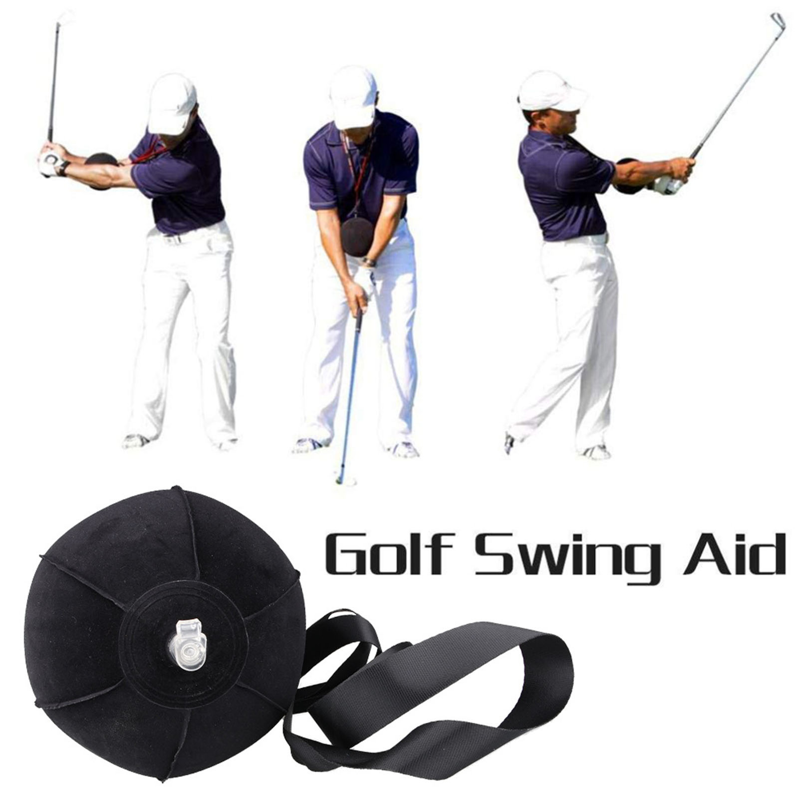 Golf Golf Training Inflatable Ball Improve Your Golf Swing with Inflatable Trainer Quick and Easy Posture Correction Practice Aid with Pump Perfect for Golfers of All Levels
