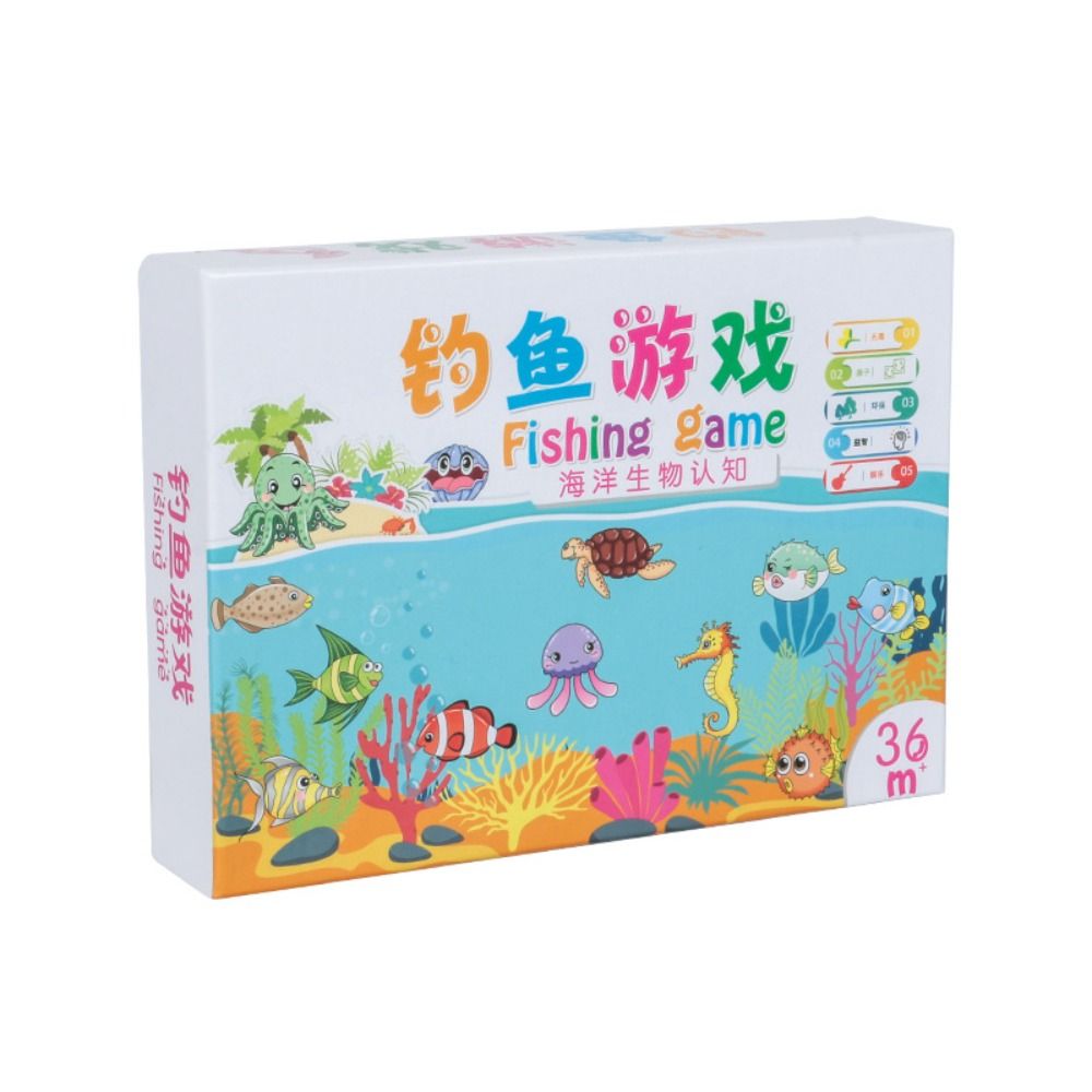 AUTISTIC Ocean Fishing ic Fishing Play set Fishing Toys Marine Life Cognition Fish Games Safety