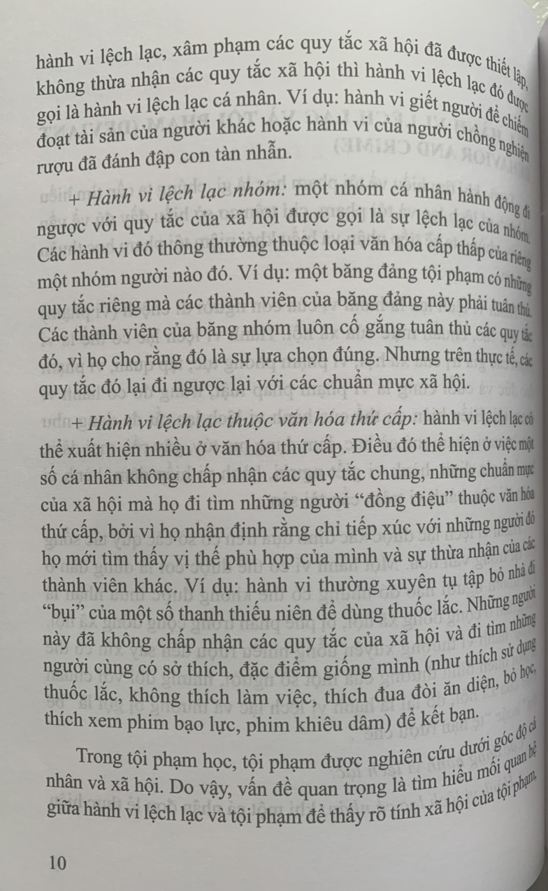 Tội Phạm Học Đương Đại