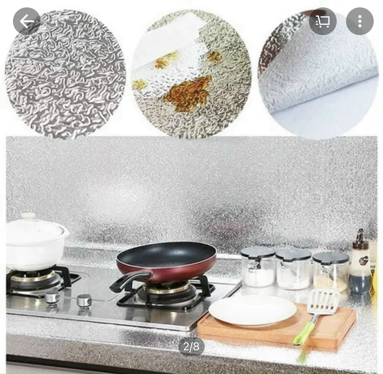 Cuộn giấy bạc dán bếp chống thấm đa năng