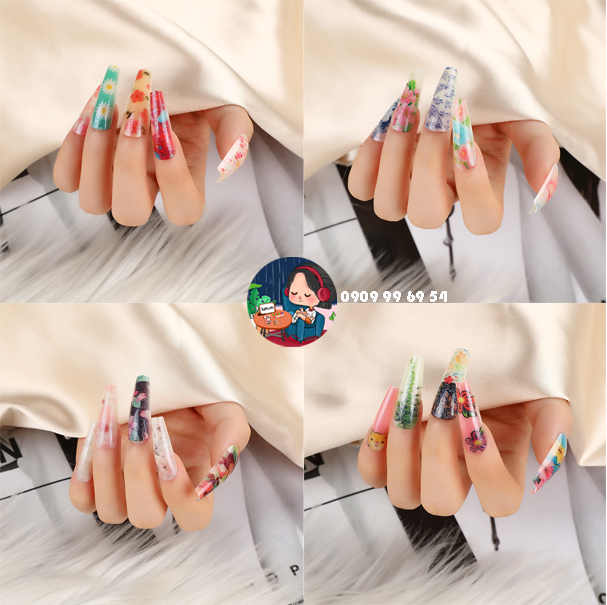 Móng THỢ SƠN - MÀU HỌA SĨ - Form Thang Xtra [Tặng Miếng Dán Và Dụng Cụ] BST [ TS TrS MB PF ]