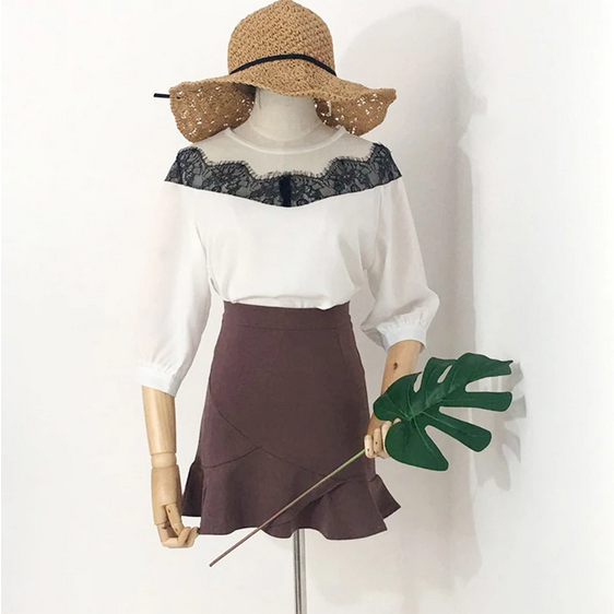 chân váy xoè thời trang cho nữ