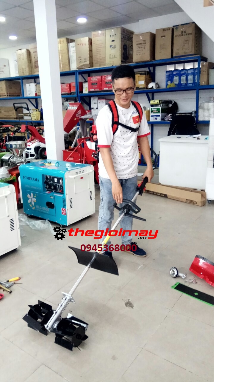 [HCM][Trả góp 0%] Máy xạc cỏ oshima 1E44F