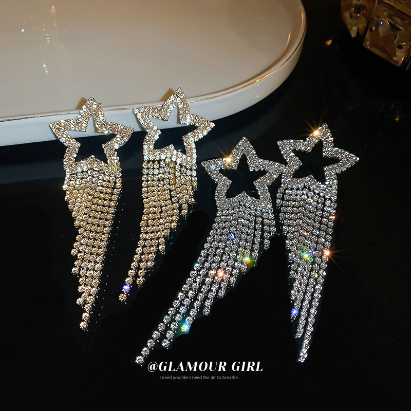 Women crystal rhinestone earrings