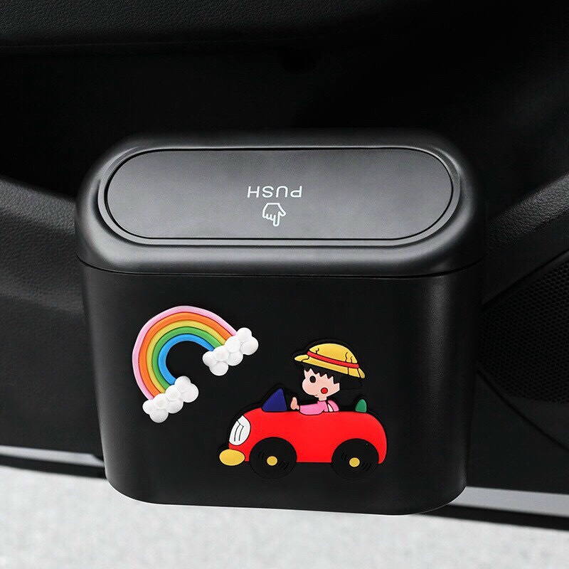 Thùng Rác Mini Đa Năng Để Trên Ô Tô S079