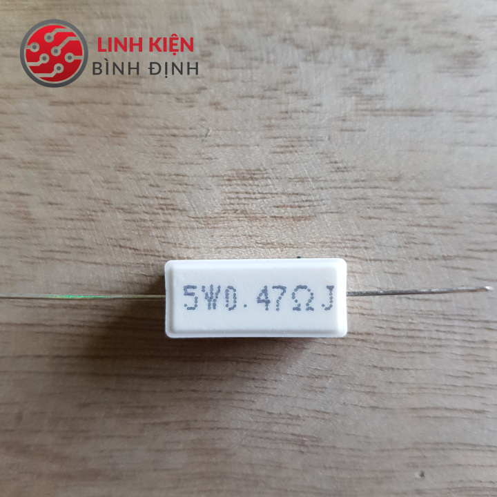 Điện trở sứ 0.47r 5w
