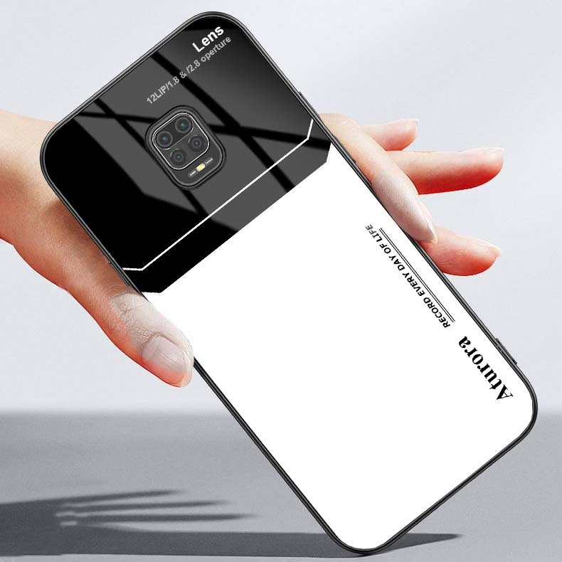 Ốp Lưng XIAOMI REDMI NOTE 9, NOTE 9S, NOTE 9 PRO Mặt Lưng Kính Cường Lực Sáng Bóng