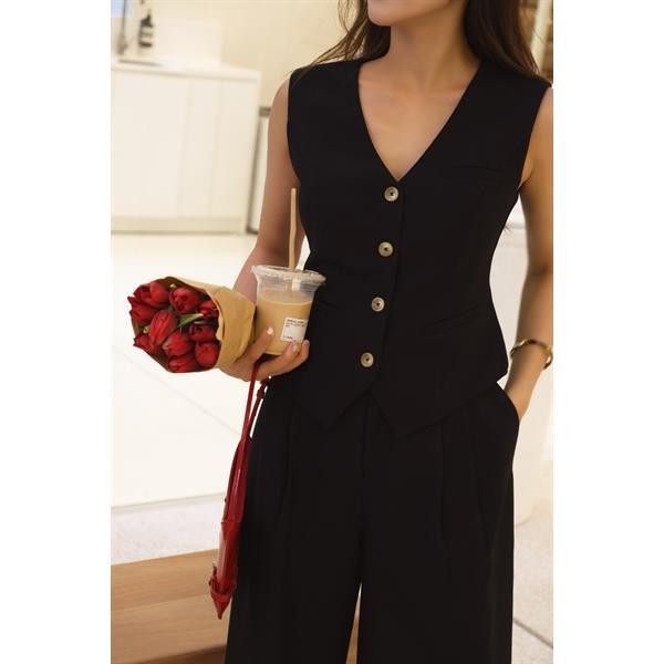 Set áo gilet và chân váy COCOBEBE PLUM SET