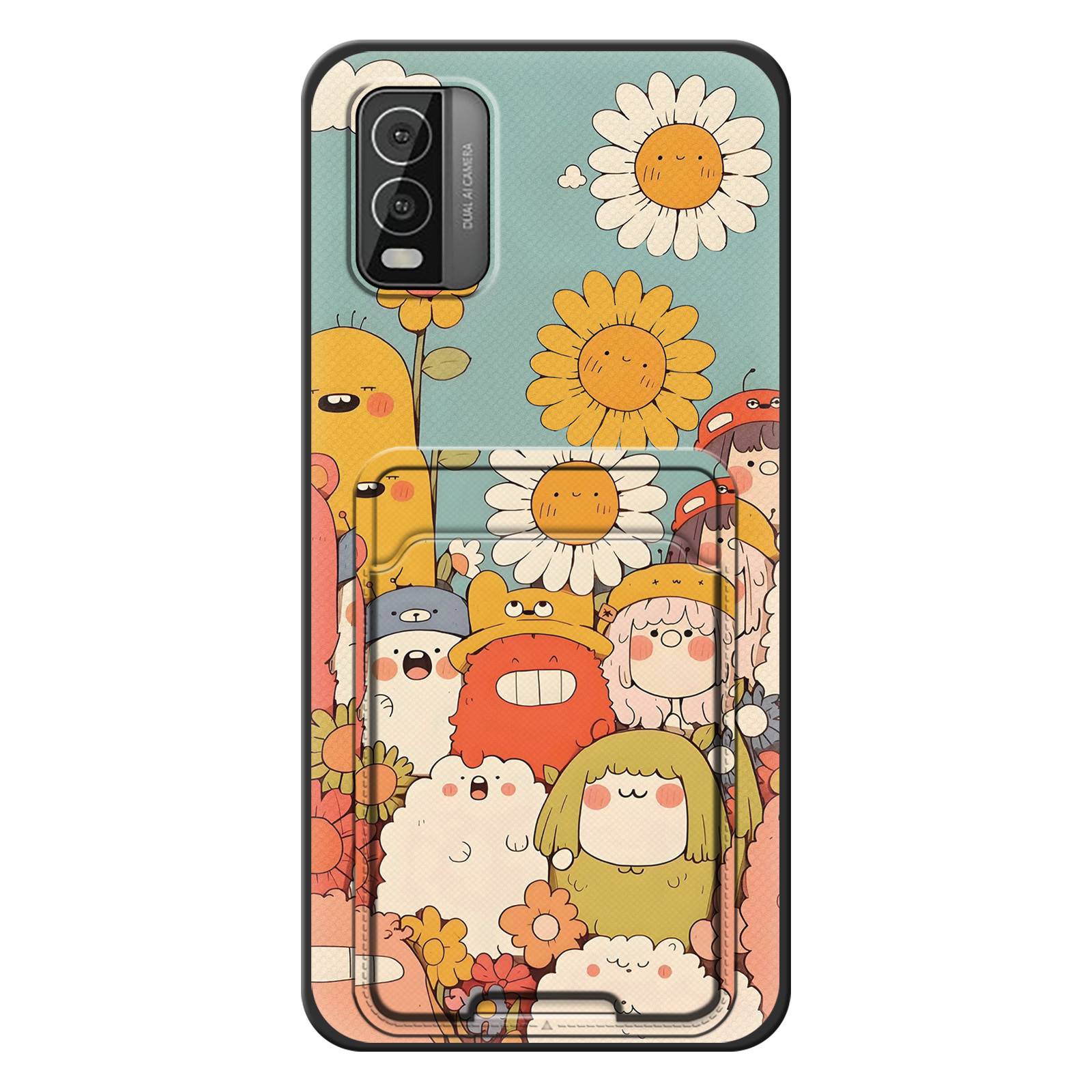 Card%20bag%20Cover%20Phone%20Case%20For%20Nokia%20C210%20Card%20slot%20TPU%20Graffiti%20protective%20Fashion%20Design%20Cute%20Full%20wrap%20Shockproof%20-%20Image%206