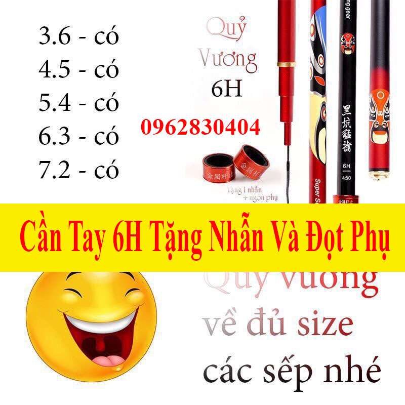 [ Xả Kho ] Cần Câu Đơn Câu Đài 6H QUỶ VƯƠNG ⭐