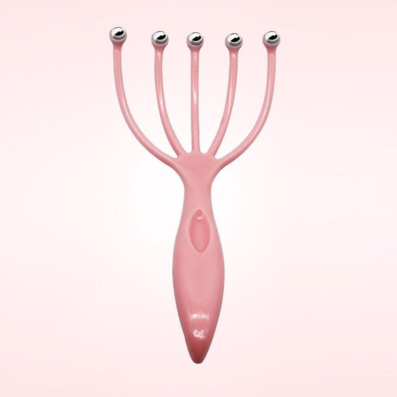 Steel massage to relax the scalp