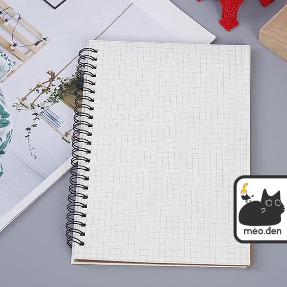 Sổ vẽ chì 100 trang - Sketchbook - Giấy kem trơn 70gsm mỏng - Họa Cụ Hakuart