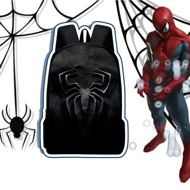 Esspreso Spider Man backpack, elementary school cartoon backpack, boys backpack, Superman Spider Man Batman.