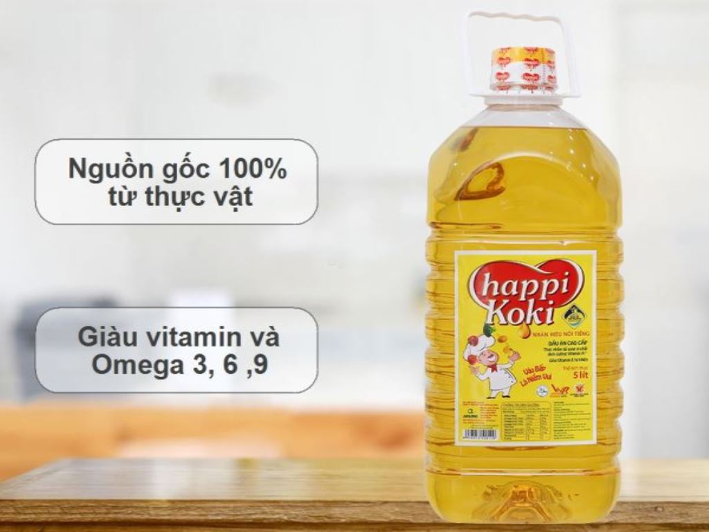 Dầu Ăn Cao Cấp Happi Koki Can 5L