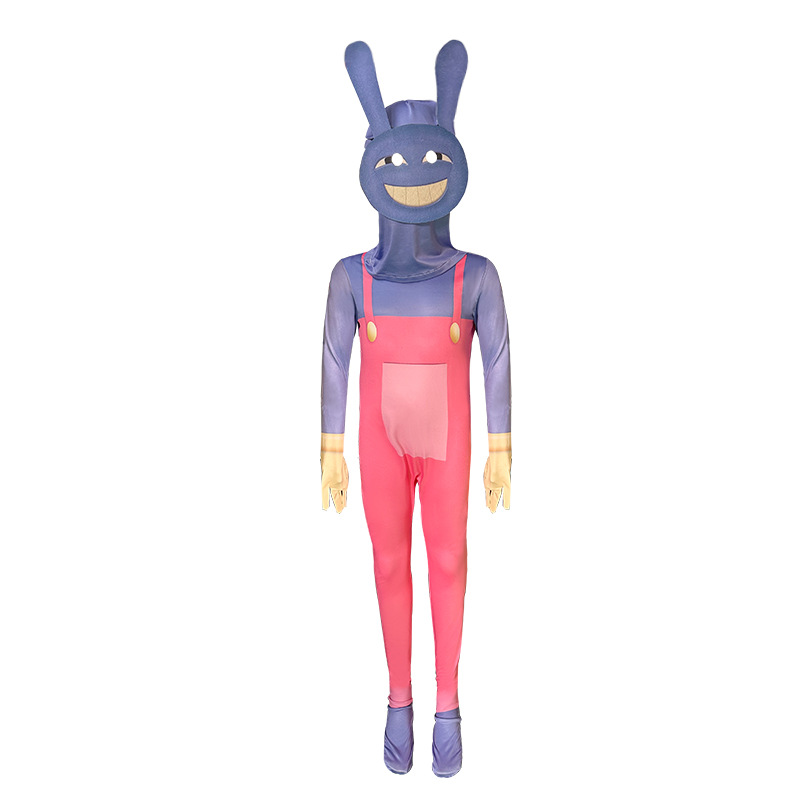 The amazing digital circus: pilot cos pomni ragatha jax caine cosplay tights jumpsuit cosplay halloween stage show costumes cossuit