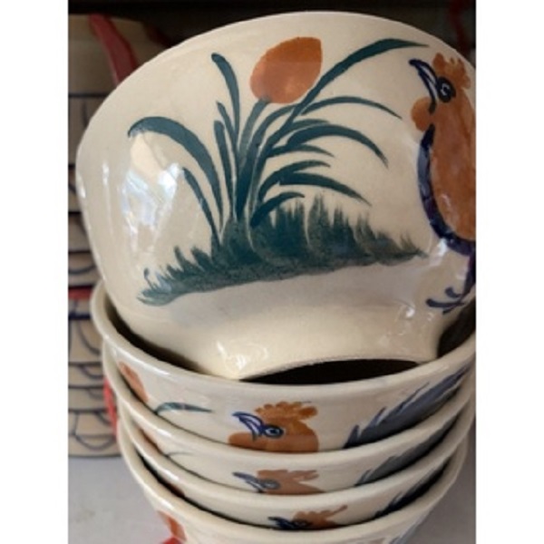 Set10 chén con gà ,bao đẹp ( bằng sứ)