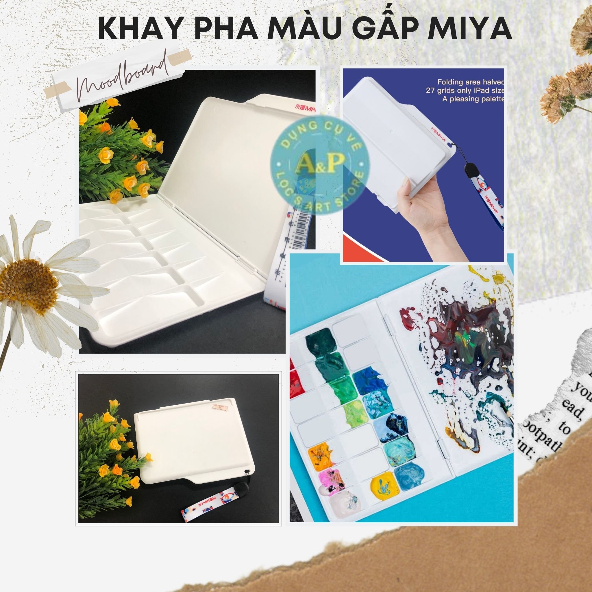Khay Pha Màu Nhựa MIYA HIMI