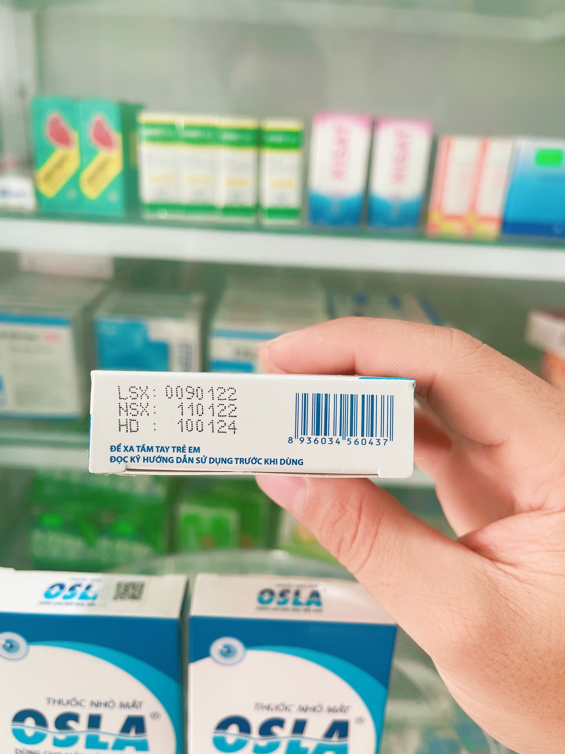 Nhỏ mắt Osla (mỏi mắt, khô mắt) date mới 2022