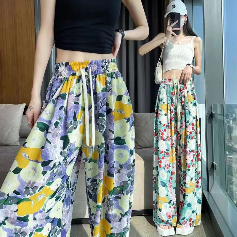 Women's Wide Leg Pants Summer Thin Loose Pants