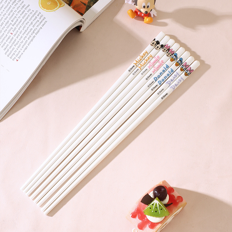Genuine Ceramic Chopsticks Mickey High Quality Chopsticks Household High Temperature Resistant Tableware New Wholesale