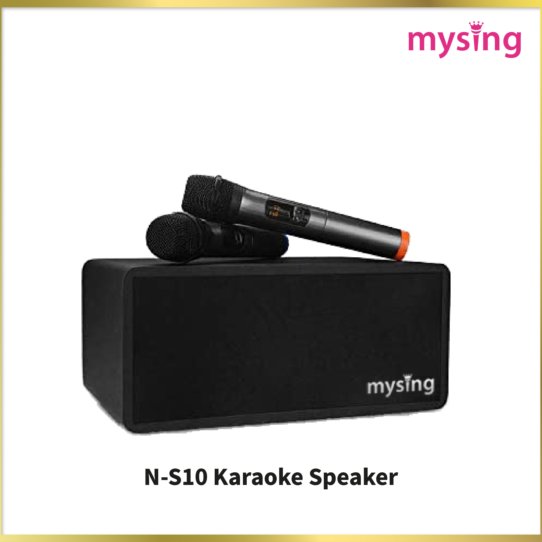 MySing NS10 Home Karaoke Speaker Bluetooth Wireless Mic Lazada