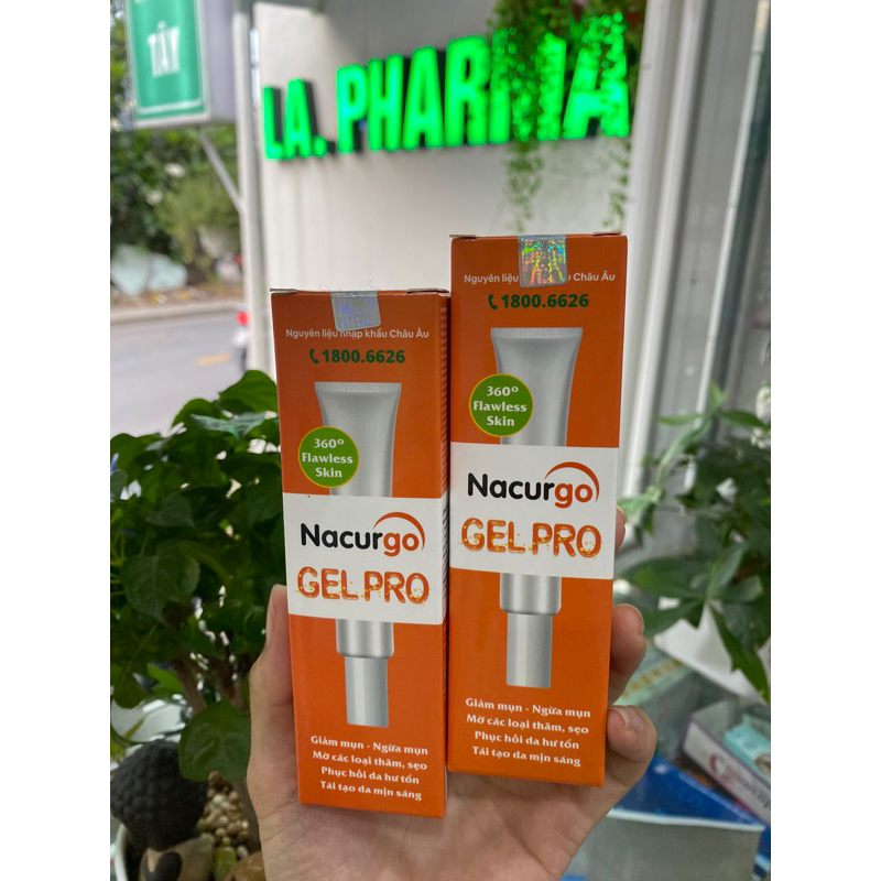 Nacurgo gel - ngừa mụn, ngừa và giảm thâm, thâm mụn