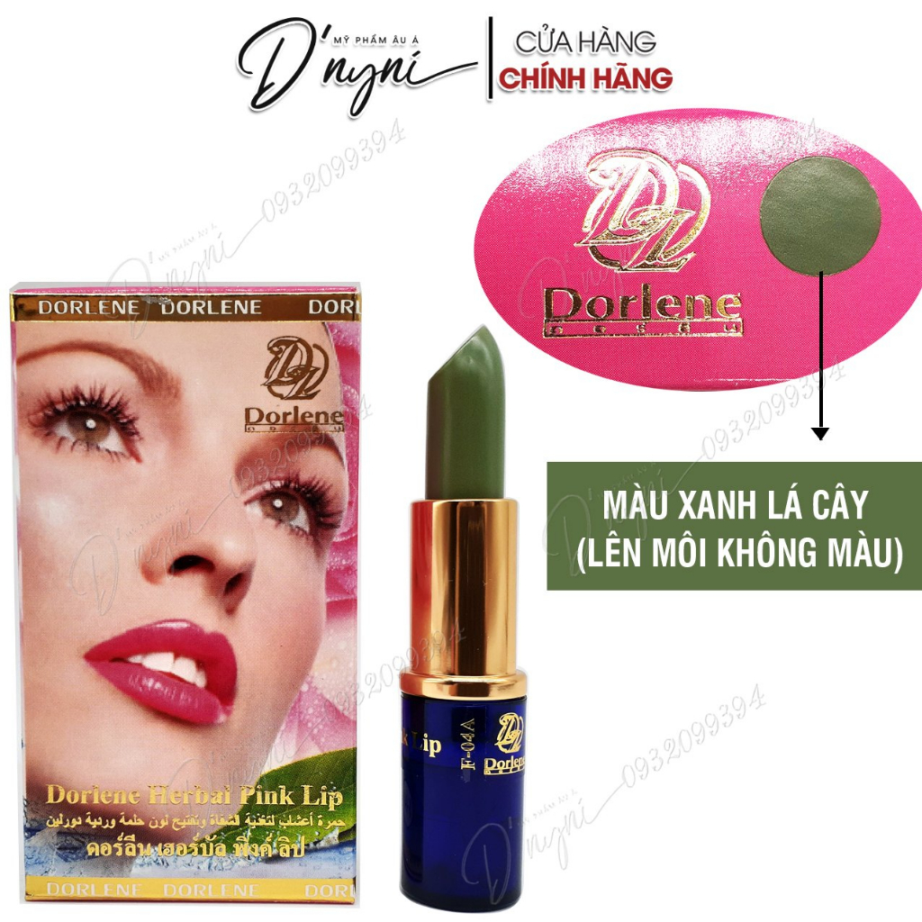 Son Dưỡng Làm Hồng Môi Dorlene Herbal Pink Lip Thái Lan