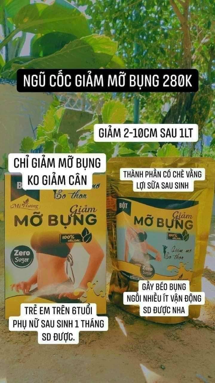 [ chính hãng] Bột ngũ cốc giảm mỡ bụng Mị hương, giảm mỡ cấp tốc eo thon
