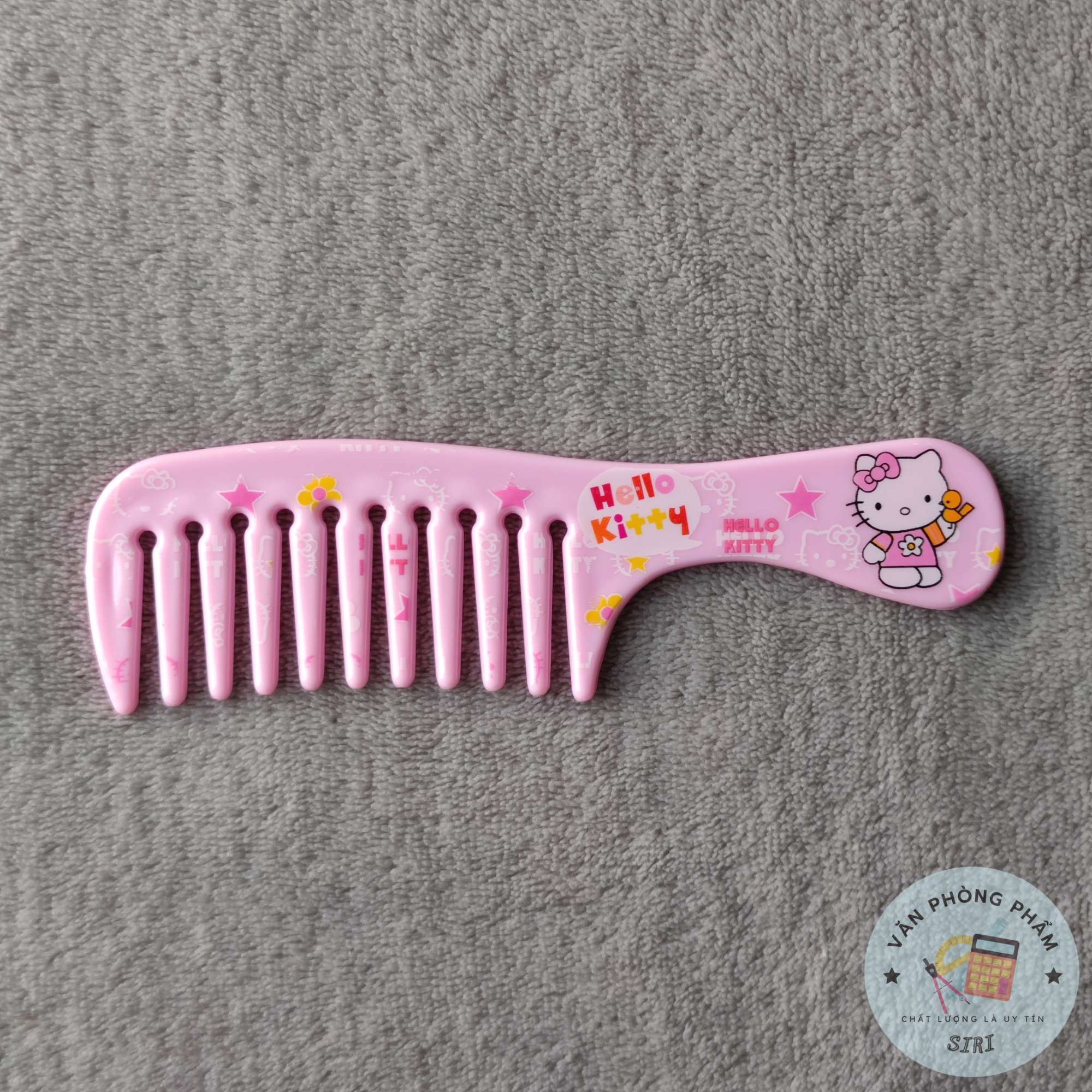 Lược Chải Tóc Lược Gỡ Rối Tóc Cầm Tay Kitty Dễ Thương Dài 14cm