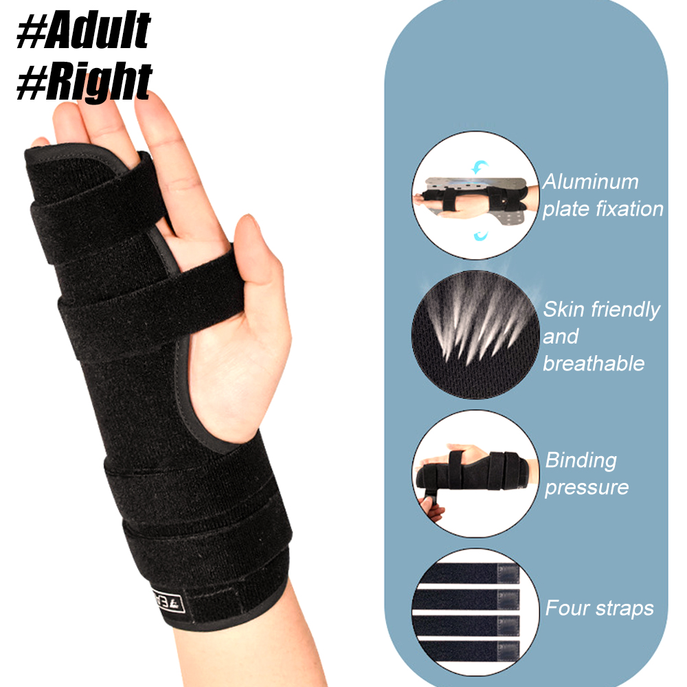 1Pcs Finger Splint - Supports Pinky, Ring, Middle Metacarpals and ...