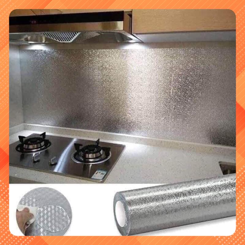 Giấy bạc dán bếp kích thước daif 3m rộng 60cm