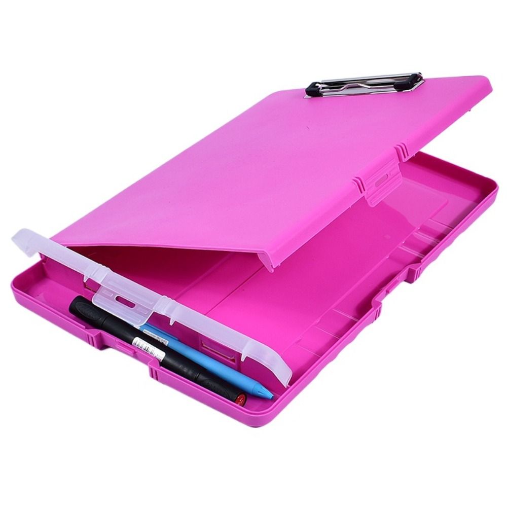 MMLUCK 6 Color School Document Writing Pad File Organizer Office Supplies Storage Clipboard Clipboard File Box Case Writing Clipboard Document File Folders