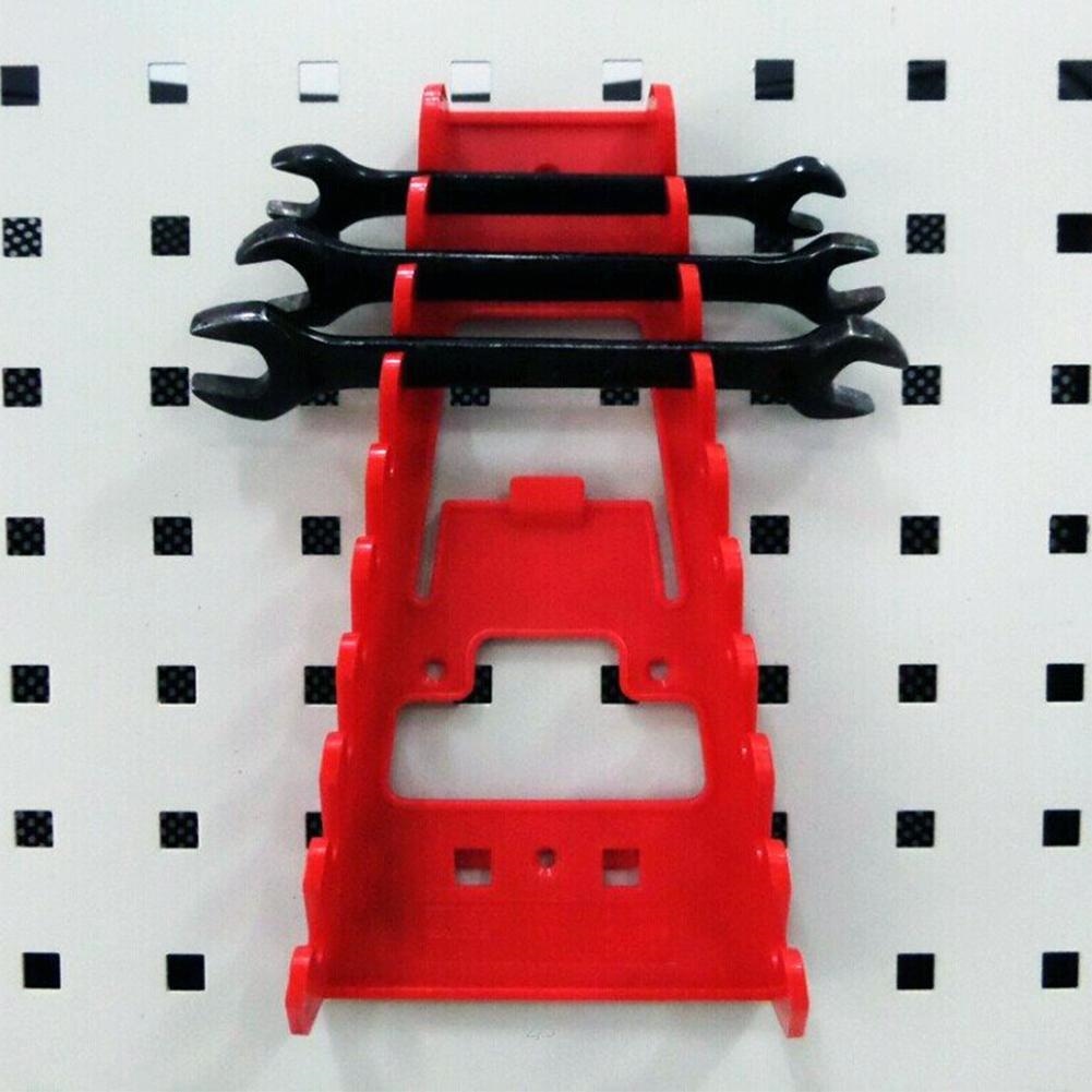 ■ Wall Mounted Tool Organizer Wrench Spanner Sorter Holder Tray Rack Storage Organizer Socket Tool Plastic Storage Tools Household