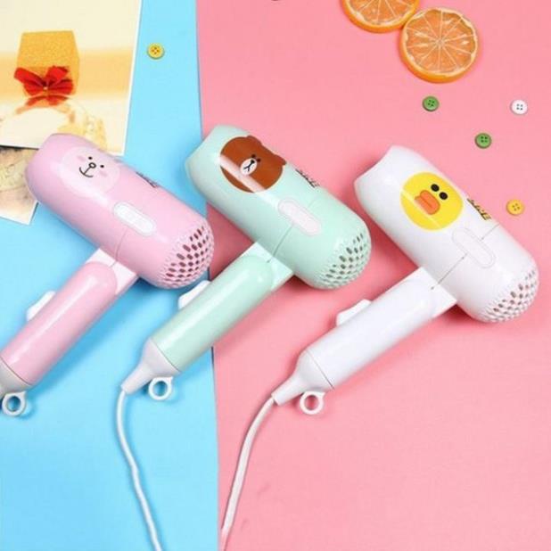 [FREE SHIP] Máy sấy tóc mini icon siêu kute hình thú ( chạy khoẻ, bền)