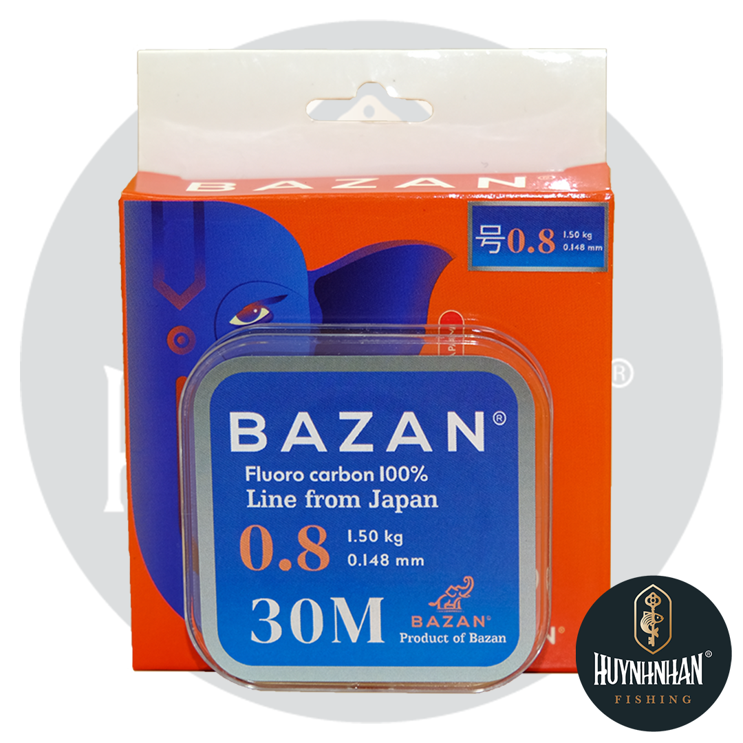 Dây thẻo Bazan Fluorocarbon nhiều size x 30m