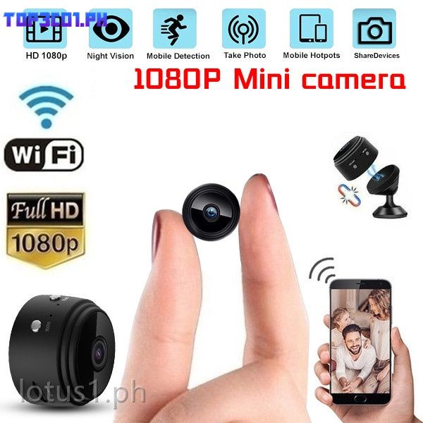 【Hàng tồn kho đã sẵn sàng】♥Miễn phí vận chuyển + COD♥A9 Mini Full-HD 1080P Nhỏ Camera Wifi IP WIFI Máy ảnh Mini quan sát ban đêm IR Camera micro cảm biến chuyển động Giá đỡ camera thẻ TF/CCTV