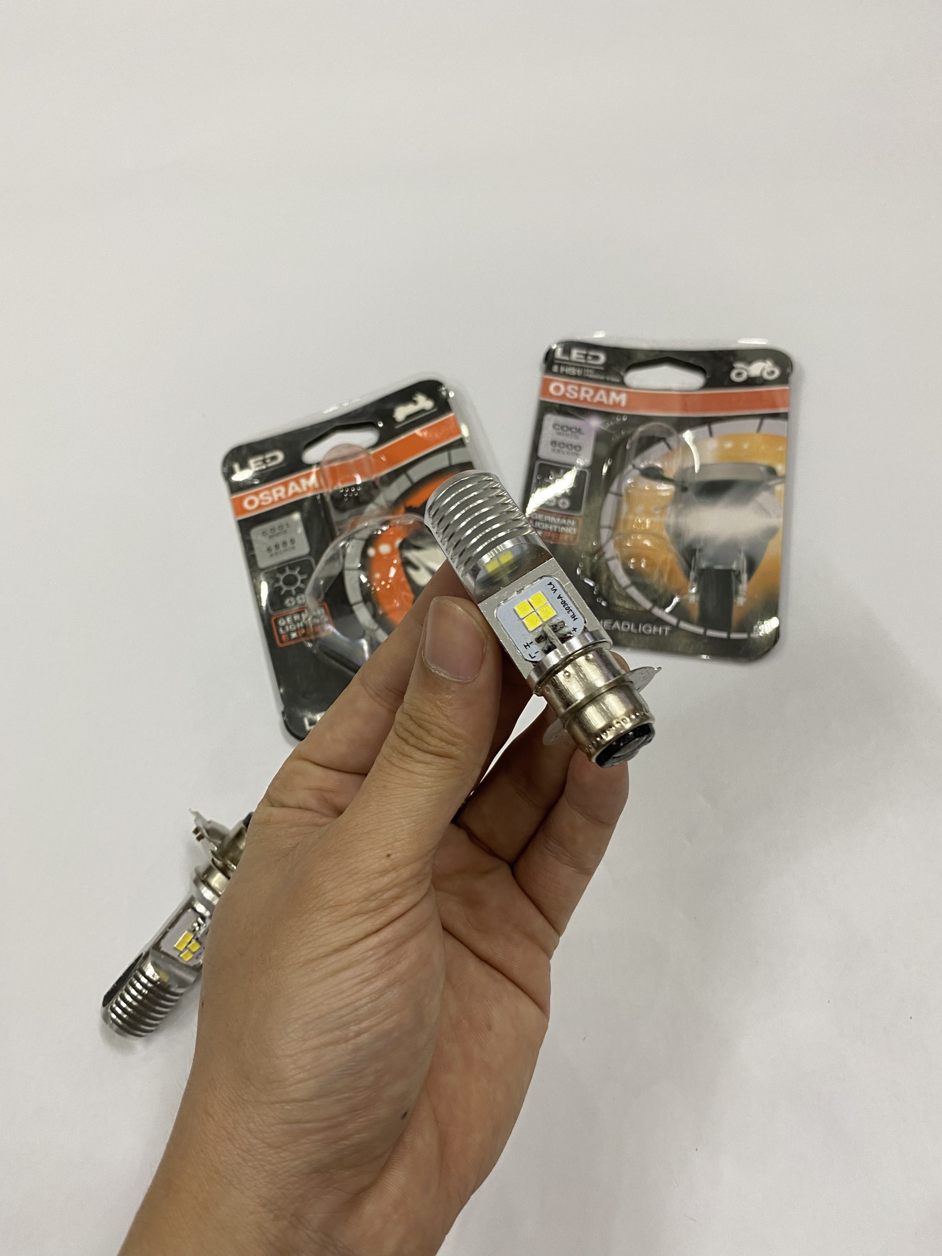 Đèn Pha LED OSRAM T19 Dream, Wave, Air Blade Thái tăng sáng trắng !