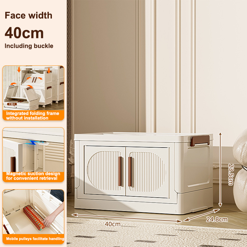 Storage cabinet clothes storage box household folding storage box multi-layer storage cabinet extra large capacity quilt storage rack