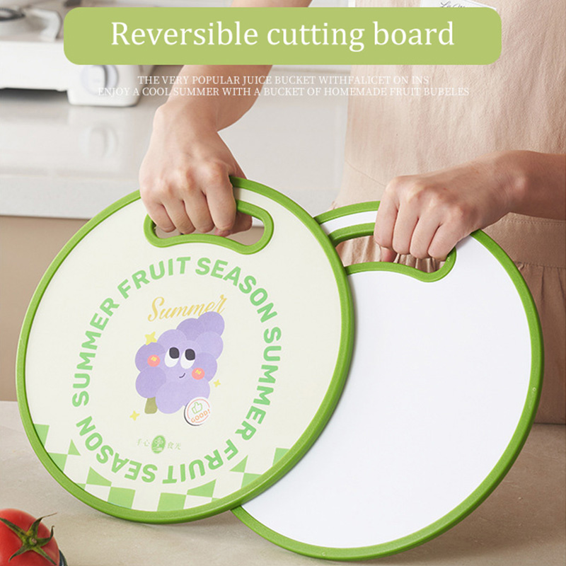 cutting board, food grade plastic chopping board, kitchen antibacterial and mildew-proof double-sided cutting board, cutting board