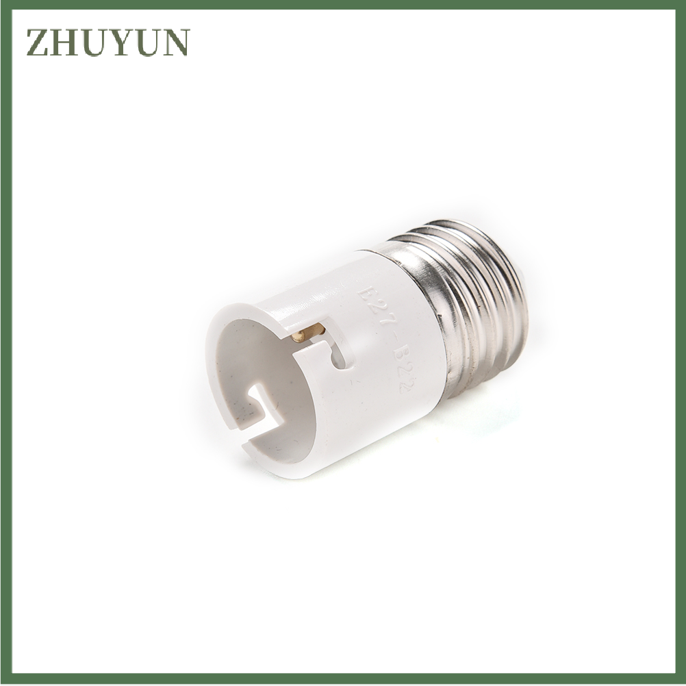 ZHUYUN E27 to B22 Base Socket LED Halogen Light Lamp Bulb Adapter Converter Holder
