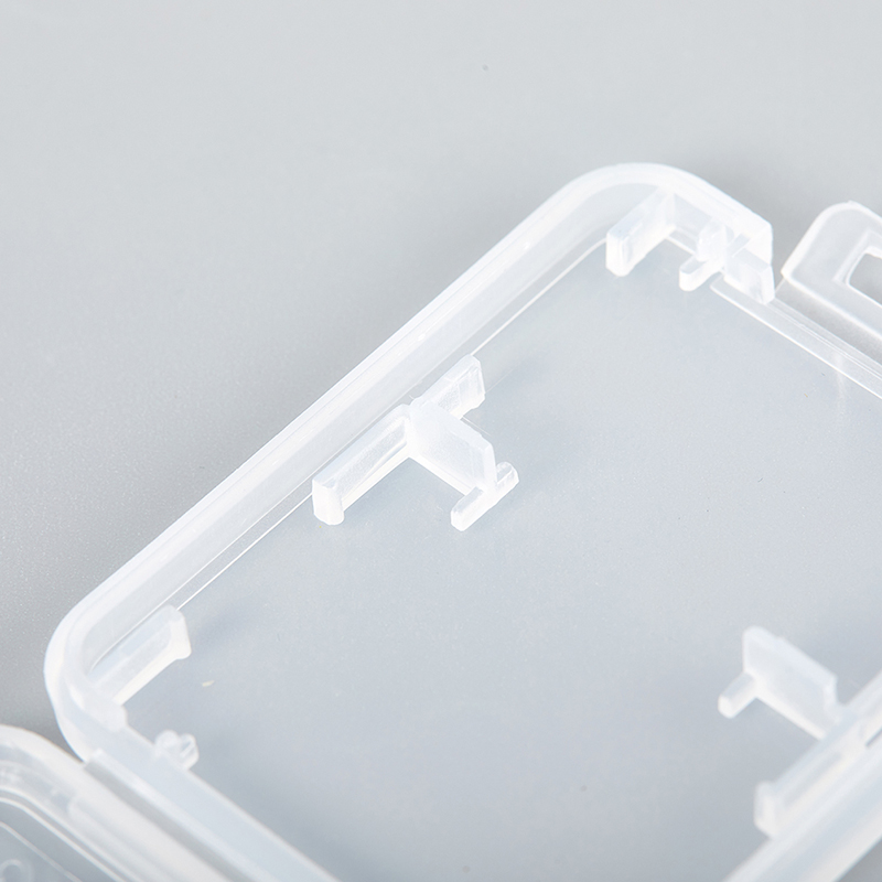 1Pc Transparent Protector Holder Micro Box For SD SDHC TF MS Memory Card Storage Case Plastic Boxes. 