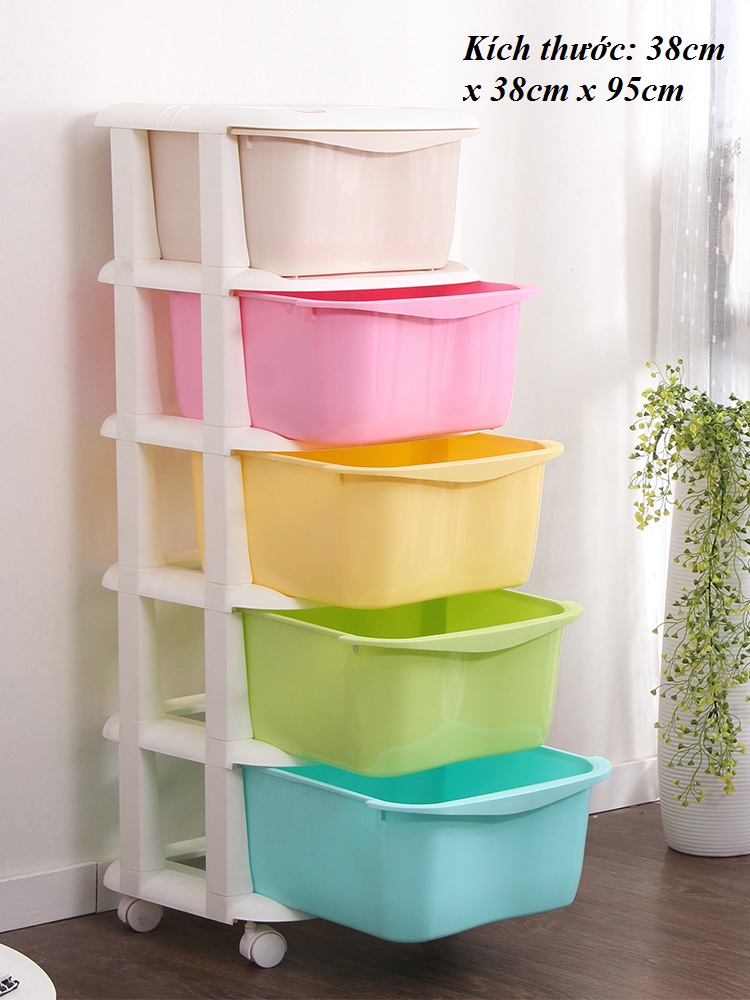 TỦ ĐA NĂNG LẮP RÁP 5 TẦNG NHỰA VIỆT NHẬT